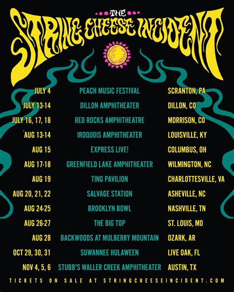 The band is composed of Michael Kang (acousticelectric mandolin, electric guitar, and violin), Michael Travis (drums and percussion), Bill Nershi (acoustic guitar, lap steel guitar, and electric slide guitar), Kyle Hollingsworth (piano, organ, Rhodes, and accordion), and Keith. . String cheese incident setlist